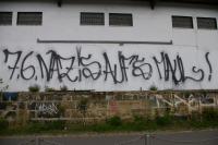 7.06. Nazis auf's Maul Graffito