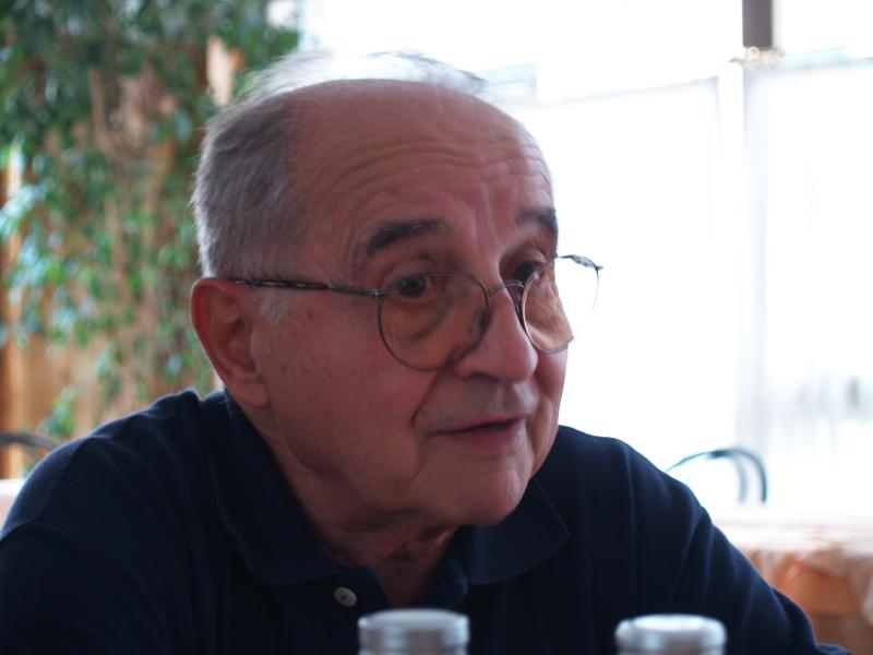 Enzo Galasi in seiner Lieblings-Trattoria Okt. 2006 