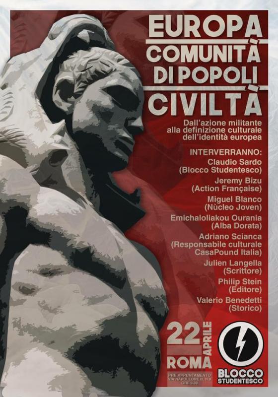 22. April 2017 - Blocco Studentesco Kongress: Europa - communita di popoli - civilta