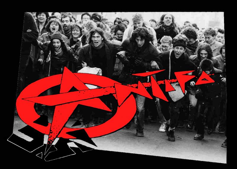 Antifa-Demo Bochum 1987
